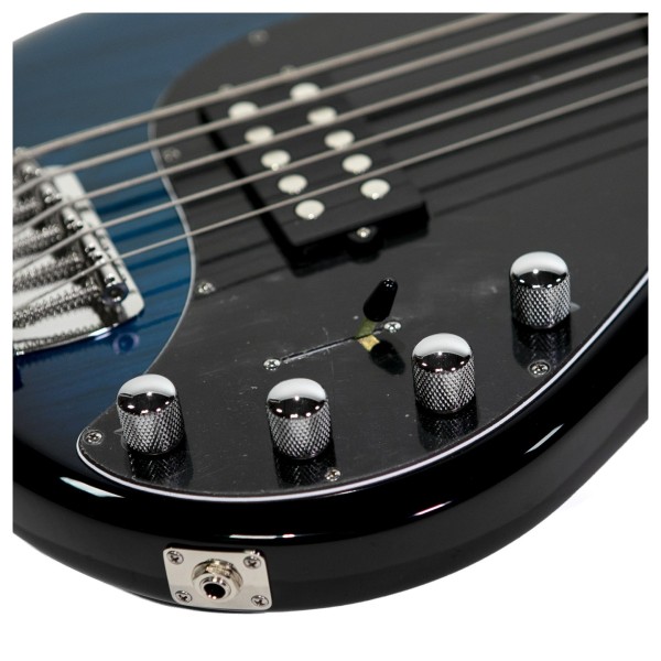 Music Man StingRay Special 5, Pacific Blue Burst - controls