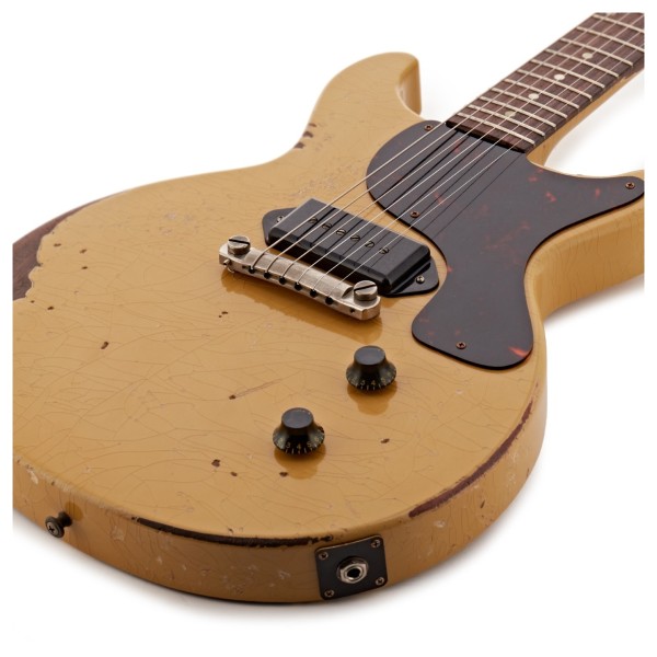 Gibson Custom 1960 Les Paul Junior Double Cut Reissue Ultra Heavy Aged​, TV Yellow #06019 - body