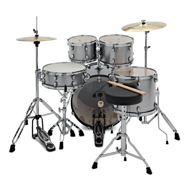 Premier Revolution 20" 5pc Drum Kit, Gunmetal Sparkle