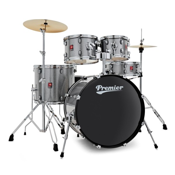 Premier Revolution 22" 5pc Drum Kit, Gunmetal Sparkle