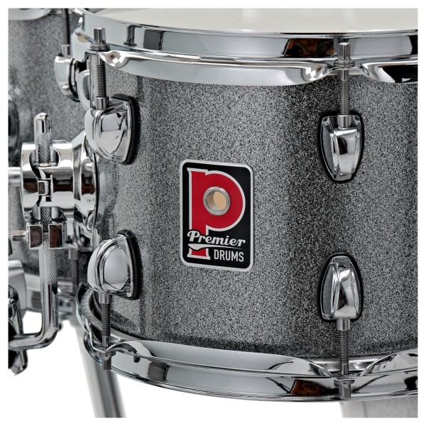 Premier Revolution 22" 5pc Drum Kit Bundle, Gunmetal Sparkle