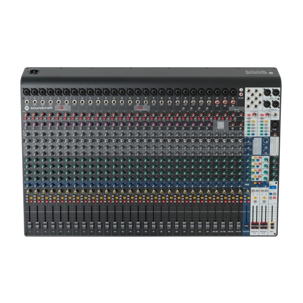 Soundcraft Signature Plus 32 Analog Mixer with Lexicon Effects and USB-C - Front