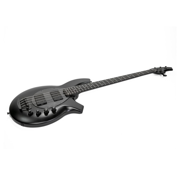 Music Man Bongo HH, Stealth Black - right angled shot