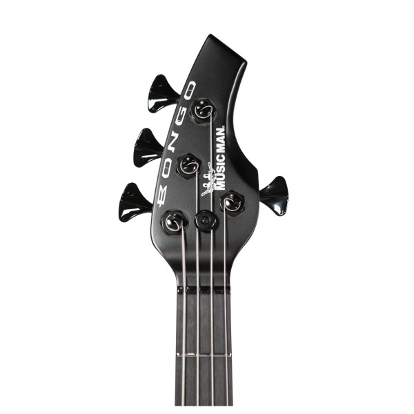 Music Man Bongo HH, Stealth Black - headstock