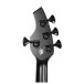 Music Man Bongo HH, Stealth Black - back of headstock