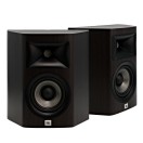 JBL Studio 610 On-Wall Surround Sound Speakers (Pair), Dark Wood - Nearly New