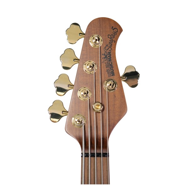 Music Man StingRay Special HH 5-String, Jackpot - headstock