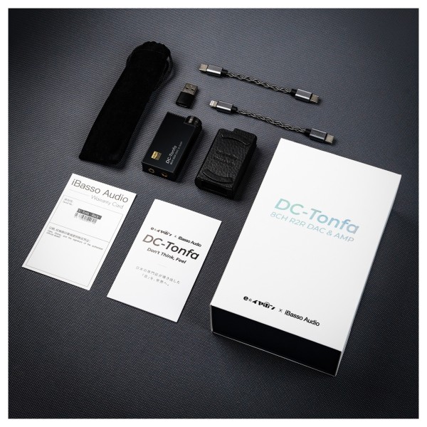 iBasso DC-Tonfa 8 Channel R2R Dongle DAC, Black - Full Contents