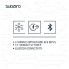 SubZero SZ-PMIX6 6 Channel Powered Mixer with Digital Media Player