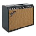 Fender FSR 65 Deluxe Reverb, British Racing Green, Eminence GA-SC64 speaker - angled shot