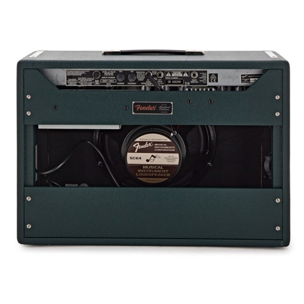 Fender FSR 65 Deluxe Reverb, British Racing Green, Eminence GA-SC64 speaker - back