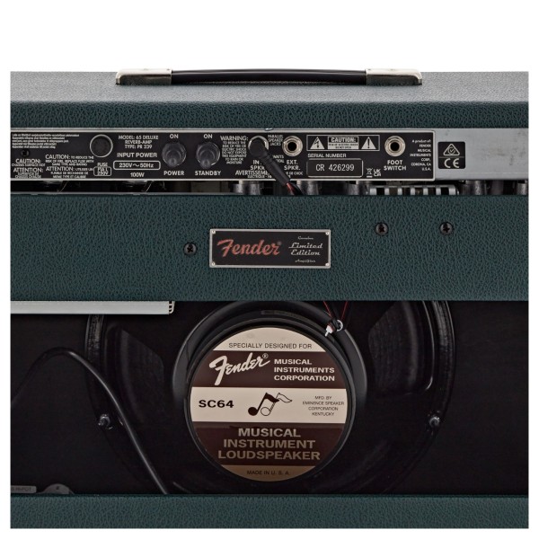 Fender FSR 65 Deluxe Reverb, British Racing Green, Eminence GA-SC64 speaker - speaker