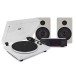 AVCOM Bluetooth Turntable with HiFi Amplifier and 5