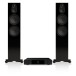Arcam A25+ Amplifier and Monitor Audio Silver 500 8G Speakers Hi-Fi Bundle, Gloss Black - main 