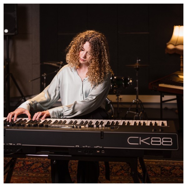 Yamaha CK88 Graded Hammer Standard Keyboard - Lifestyle 2