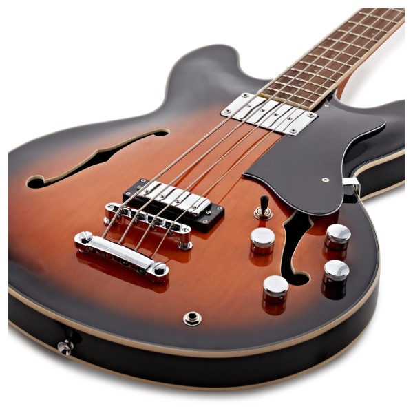 Hartwood Revival Bass Guitar, Tobacco Burst
