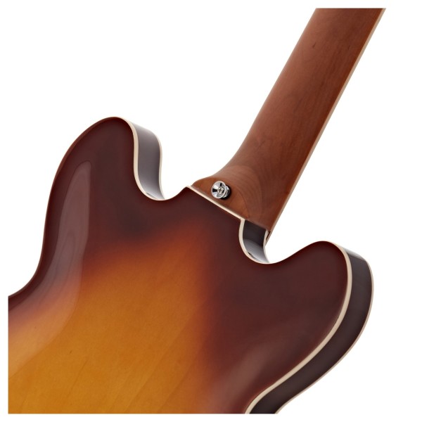 Hartwood Revival Left Handed Bass Guitar, Sunburst