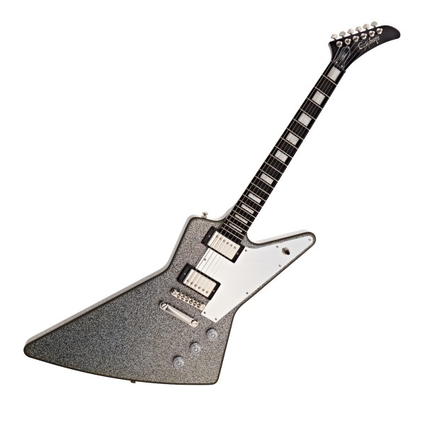 Epiphone Lzzy Hale Explorer Custom, Black Diamond Holographic Sparkle