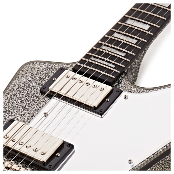 Epiphone Lzzy Hale Explorer Custom, Black Diamond Holographic Sparkle - pickups