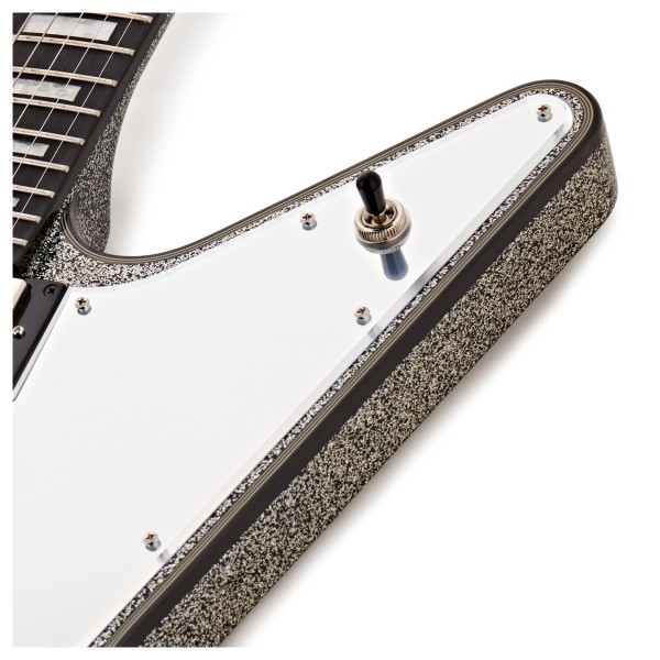 Epiphone Lzzy Hale Explorer Custom, Black Diamond Holographic Sparkle - pickup selector