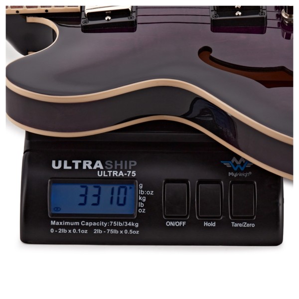 Gibson ES-339, Dark Purple Burst #213160329 - weight shot