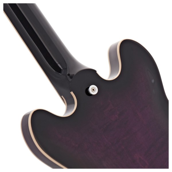 Gibson ES-339, Dark Purple Burst #213160329 - neck joint