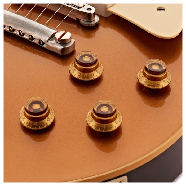 Gibson Custom 1957 Les Paul Goldtop Reissue VOS, Double Gold #76153 - controls
