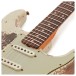 Fender Custom Shop Limited Edition 62/63 Stratocaster Super Heavy Relic, Tomatillo Green - upper frets