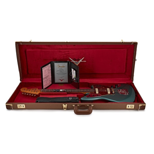 Fender Custom Shop 2026 Time Machine Series '63 Jaguar JRN, S Faded Sherwood Green Metallic - guitar in case