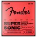 Fender SuperSonic Bullets 3150R Guitar Strings, Pure Nickel, Bullet End, Gauges .010-.046