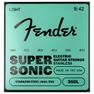 Fender SuperSonic 350L Guitar Strings, Stainless Steel, Ball End, Gauges .009-.042