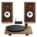 Triangle Capella Speakers and Pro-Ject Debut Evo 2 Turntable Hi-Fi Bundle, Nebula Brown