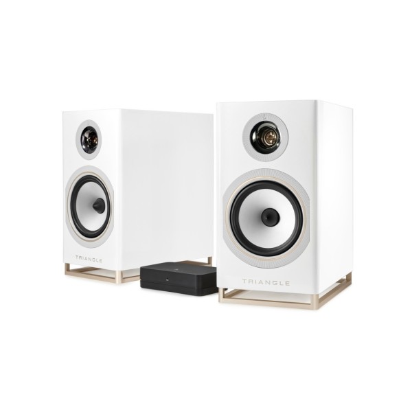Triangle Capella Wi-Fi and Bluetooth Speaker System, Space White - main 