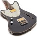 Hartwood Drifter Left-Handed Baritone Electric Guitar, Black