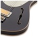 Hartwood Drifter Left-Handed Baritone Electric Guitar, Black
