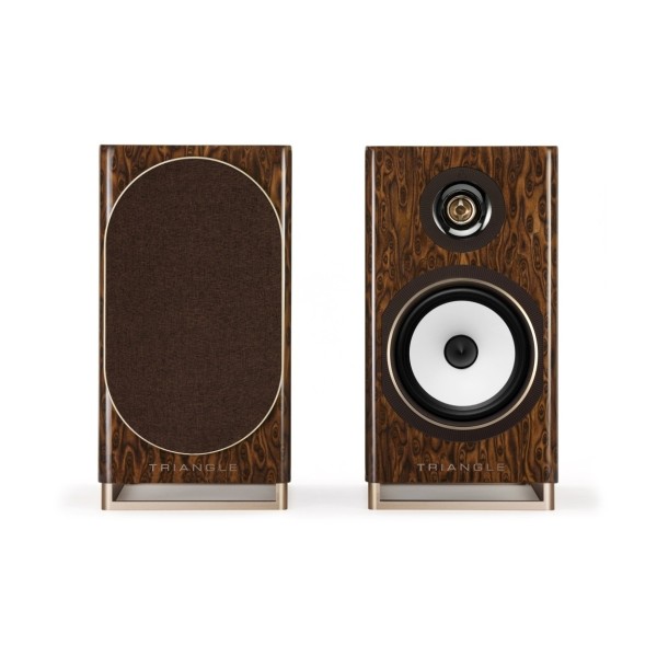Triangle Capella Wi-Fi and Bluetooth Speaker System, Nebula Brown - front 