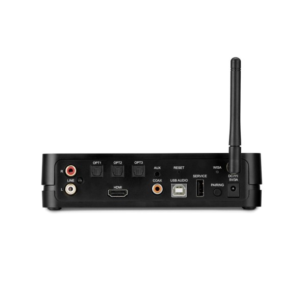 Triangle Capella Wi-Fi and Bluetooth Speaker System, Astral Blue - hub rear 