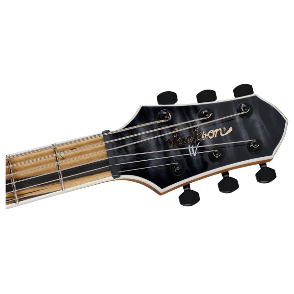Jackson Pro Plus Series Signature Sleep Token IV Monarkh SC, Transparent Black Burst - headstock