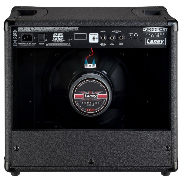 Laney Ironheart Foundry IRF60-110 60W 1x10 Combo Amp - back