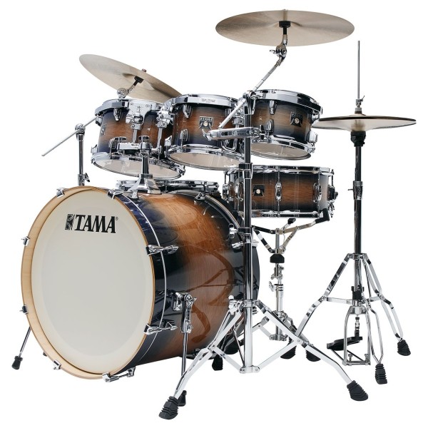 Tama Superstar Classic 22" 7 Piece Shell Pack, Indigo Bintangor Burst