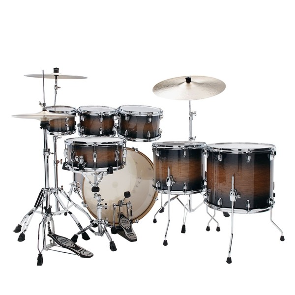 Tama Superstar Classic 22" 7 Piece Shell Pack, Indigo Bintangor Burst