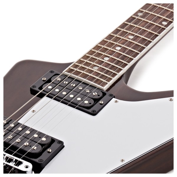 Gibson Explorer 70s, Dark Walnut - upper frets