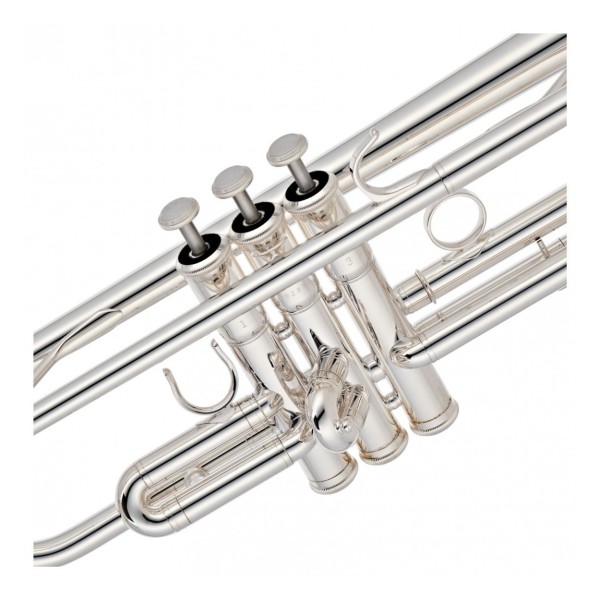 Yamaha YTR4335GSII Intermediate Trumpet Package, Silver Plated 5