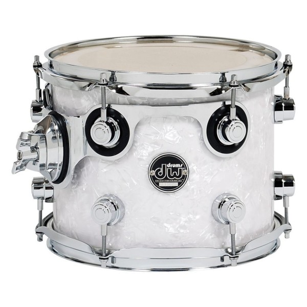 DW Drums Performance Series 5 Piece Shell Pack w/Snare, White Marine