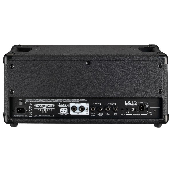 Laney Ironheart Foundry IRF120H 120W Amp Head - back