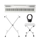 Roland FP-40 Digitalpiano mit St&auml;nder, Hocker und Kopfh&ouml;rern, Wei&szlig;