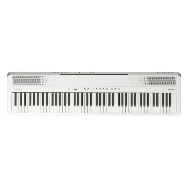 Roland FP-40 Digital Piano with Stand, Stool and Headphones, White 1