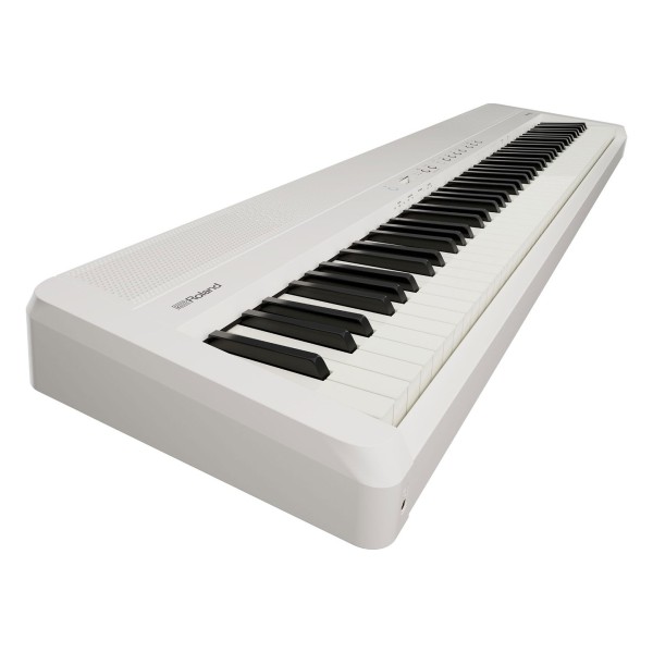 Roland FP-40 Digital Piano with Wood Frame Stand and Triple Pedal Unit, White 4