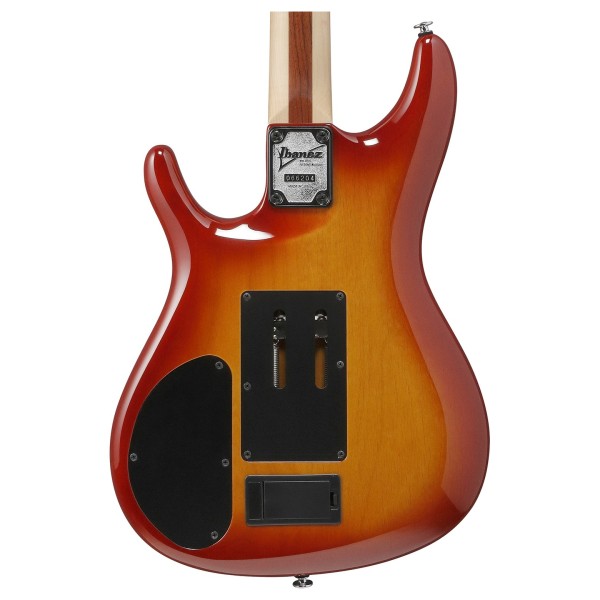 Ibanez JS2470-CS Joe Satriani Signature Limited Edition, Cherry Sunburst - back of body