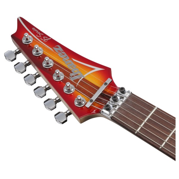 Ibanez JS2470-CS Joe Satriani Signature Limited Edition, Cherry Sunburst - headstock